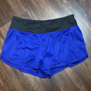 NWOT Victoria’s Secret VSX blue athletic shorts S